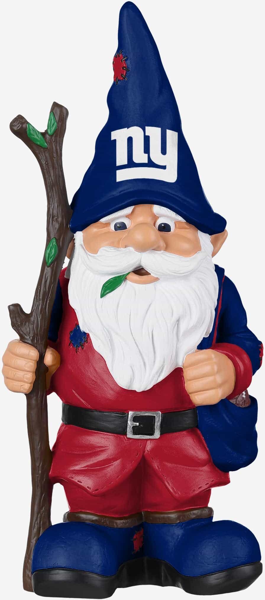 FOCO New York Giants Holding Stick Gnome -