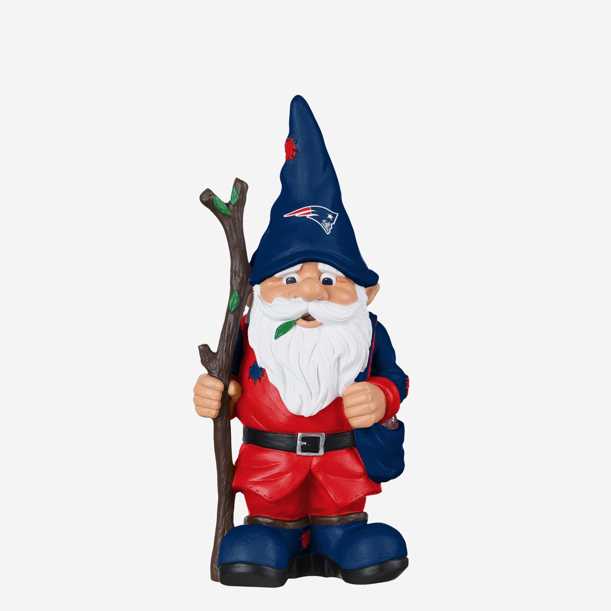 FOCO New England Patriots Holding Stick Gnome -