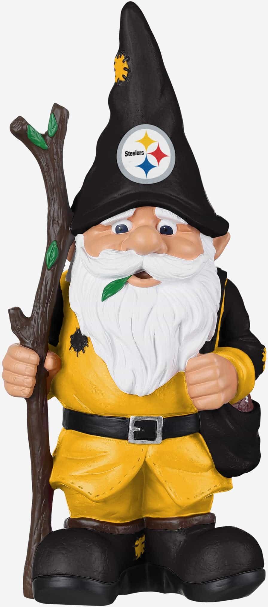 FOCO Pittsburgh Steelers Holding Stick Gnome -