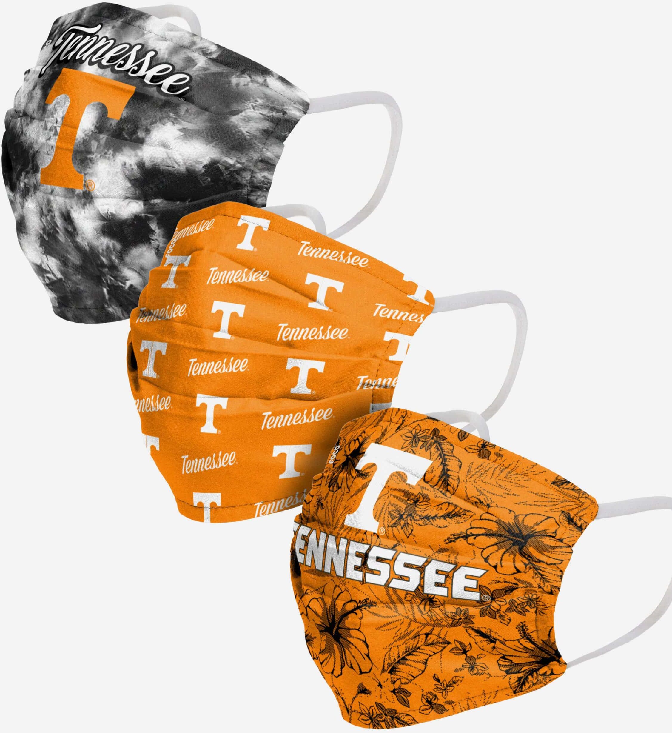 FOCO Tennessee Volunteers Womens Matchday 3 Pack Face Cover - Women