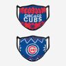 FOCO Chicago Cubs Knit 2 Pack Face Cover - Men