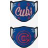 FOCO Chicago Cubs Womens Knit 2 Pack Face Cover - Women