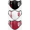 FOCO Indiana Hoosiers Sport 3 Pack Face Cover - Unisex