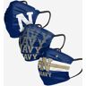 FOCO Navy Midshipmen Matchday 3 Pack Face Cover - Youth - Men