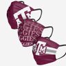 FOCO Texas A&M Aggies Matchday 3 Pack Face Cover - Youth - Men
