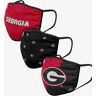 FOCO Georgia Bulldogs 3 Pack Face Cover - Youth - Unisex