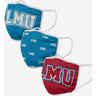 FOCO Loyola Marymount Lions 3 Pack Face Cover - Unisex