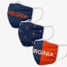 FOCO Virginia Cavaliers 3 Pack Face Cover - Unisex