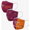 FOCO Virginia Tech Hokies 3 Pack Face Cover - Unisex