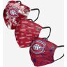 FOCO Montreal Canadiens Womens Matchday 3 Pack Face Cover - Women