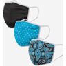 FOCO Blue-Prints 3 Pack Face Cover - Unisex