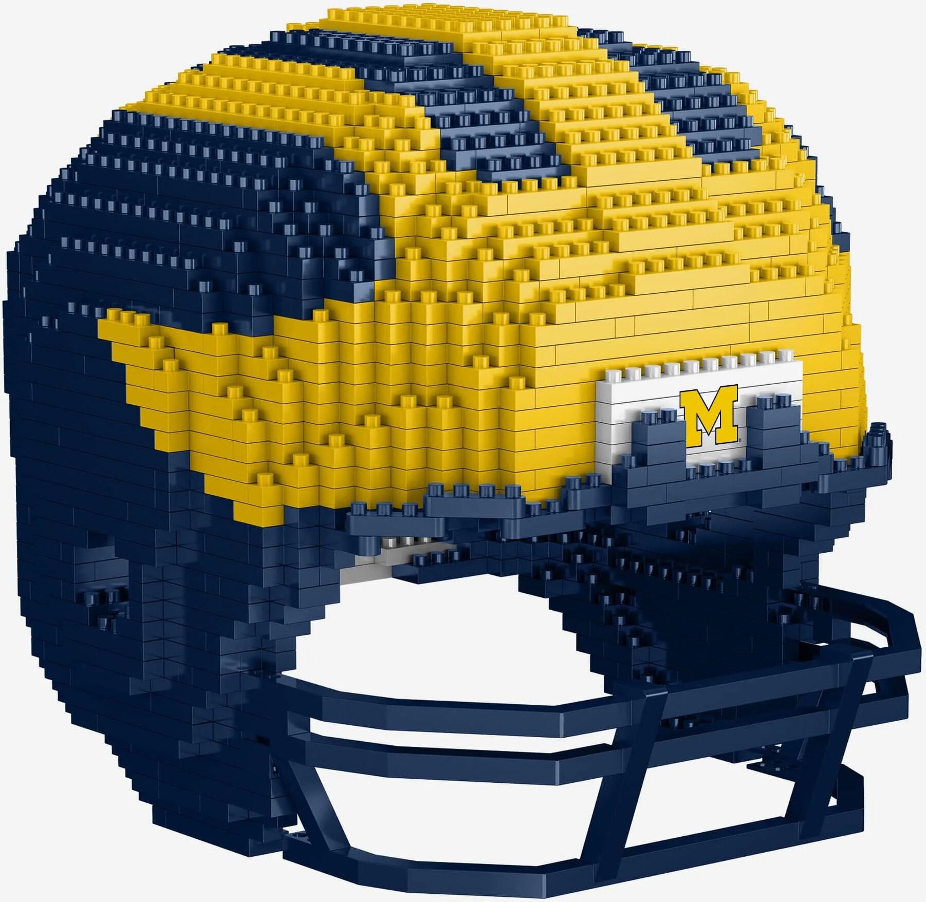 FOCO Michigan Wolverines Replica BRXLZ Mini Helmet -