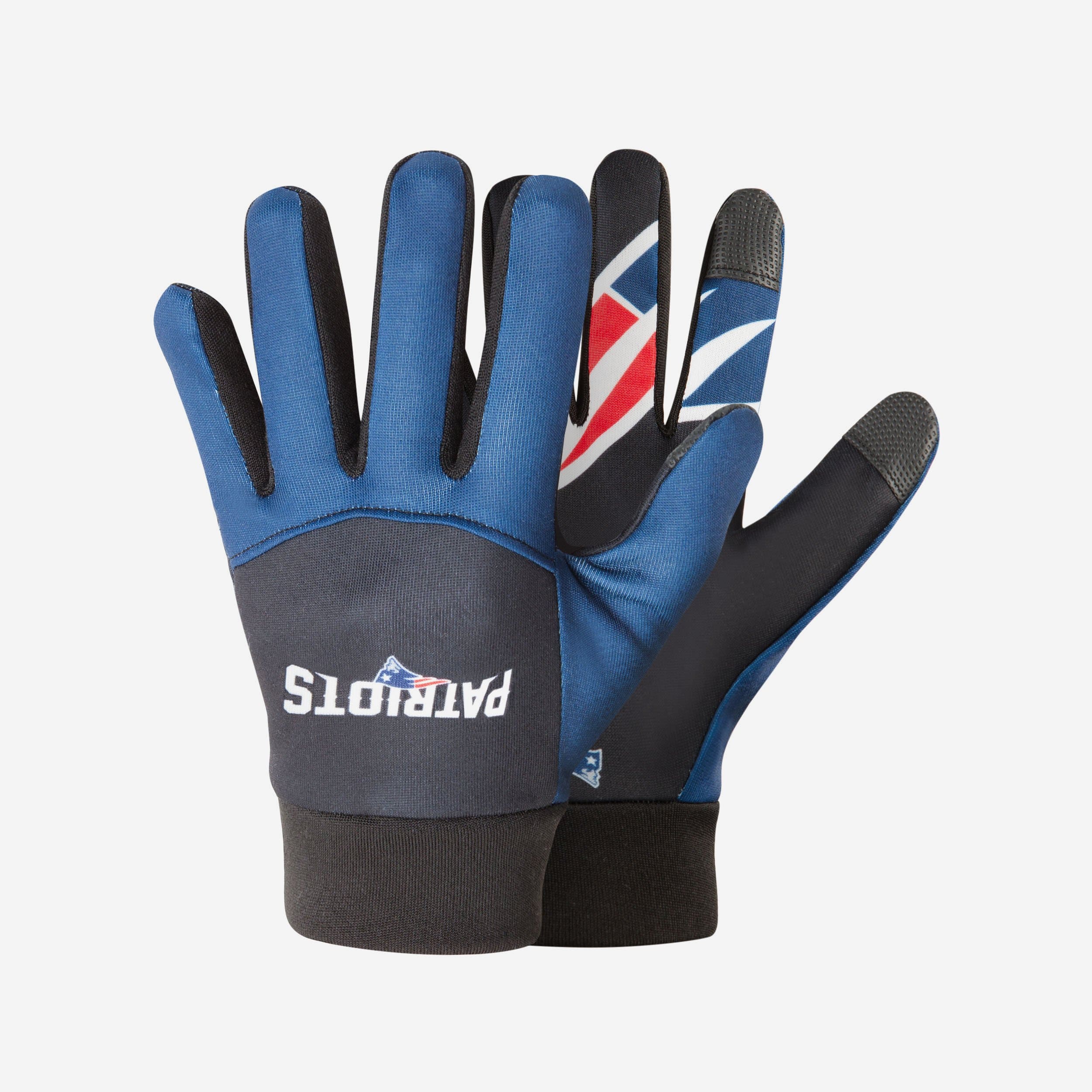 FOCO New England Patriots Palm Logo Texting Gloves - Unisex