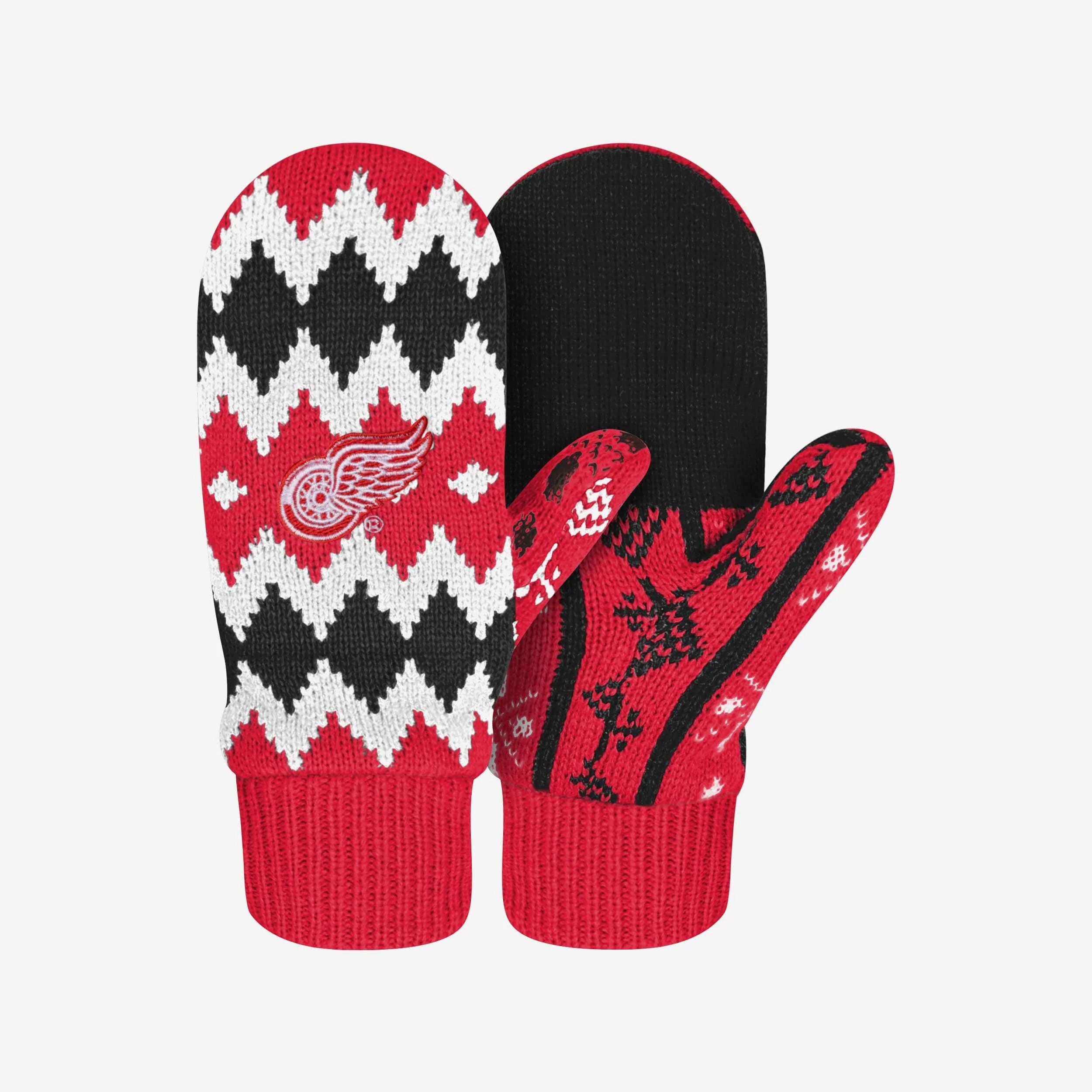 FOCO Detroit Red Wings Mittens - Unisex