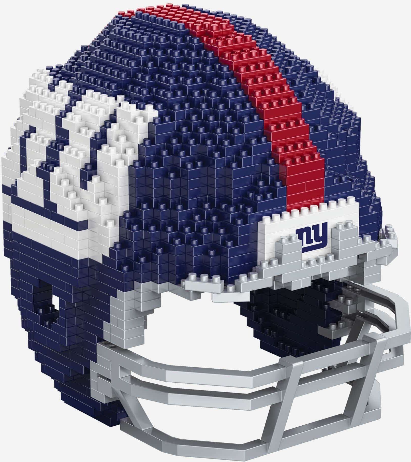 FOCO New York Giants Replica BRXLZ Mini Helmet -