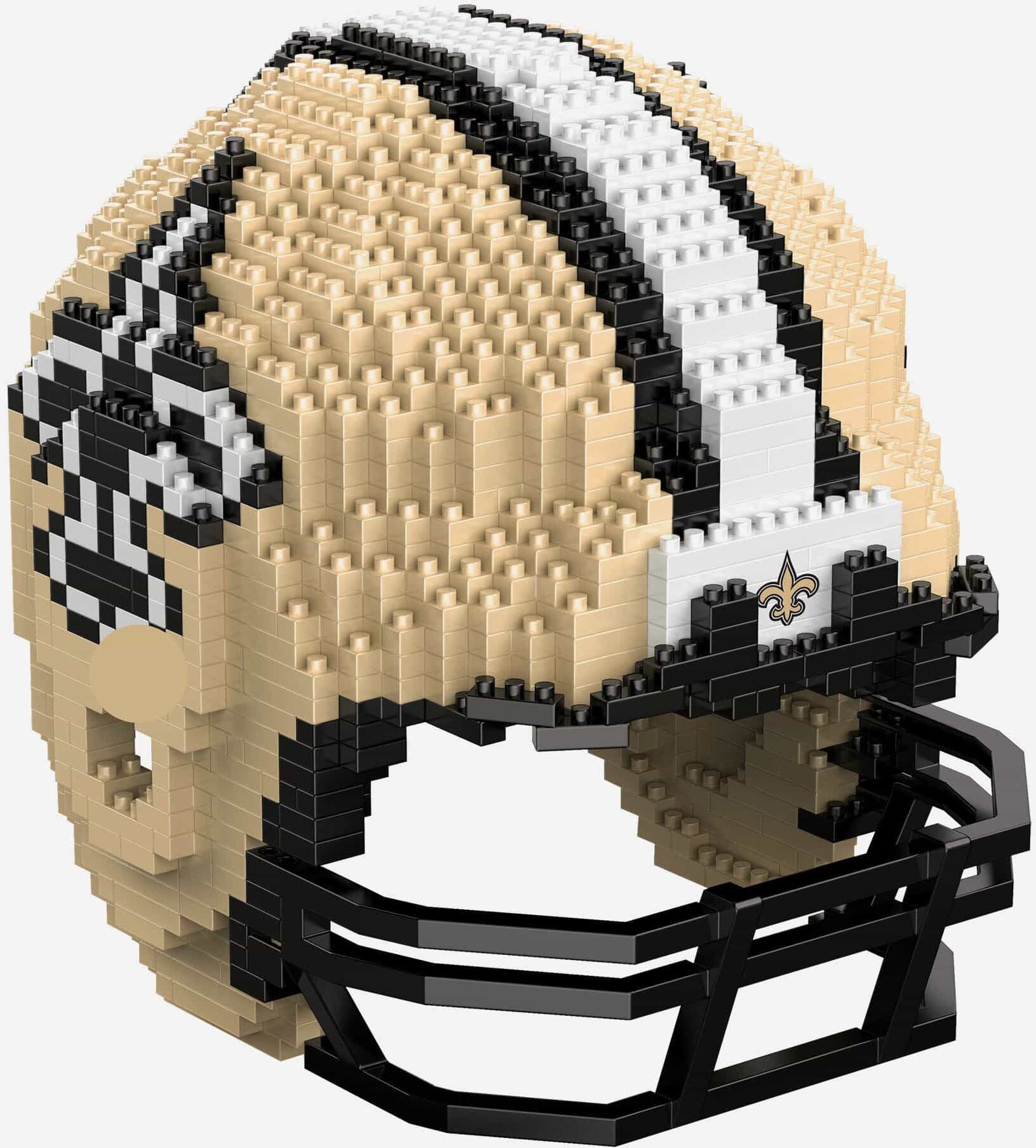 FOCO New Orleans Saints Replica BRXLZ Mini Helmet -