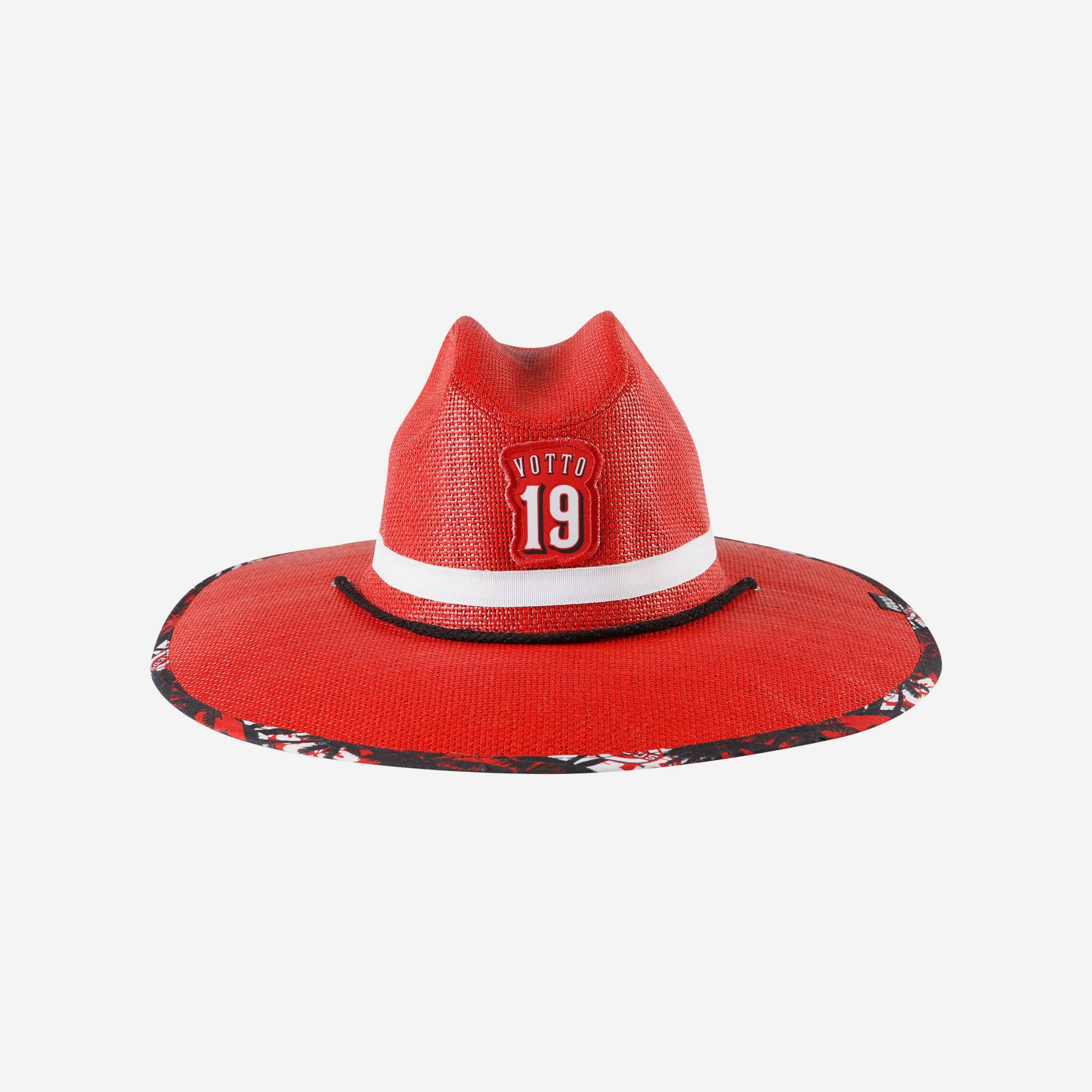 FOCO Joey Votto Cincinnati Reds Straw Hat - Unisex