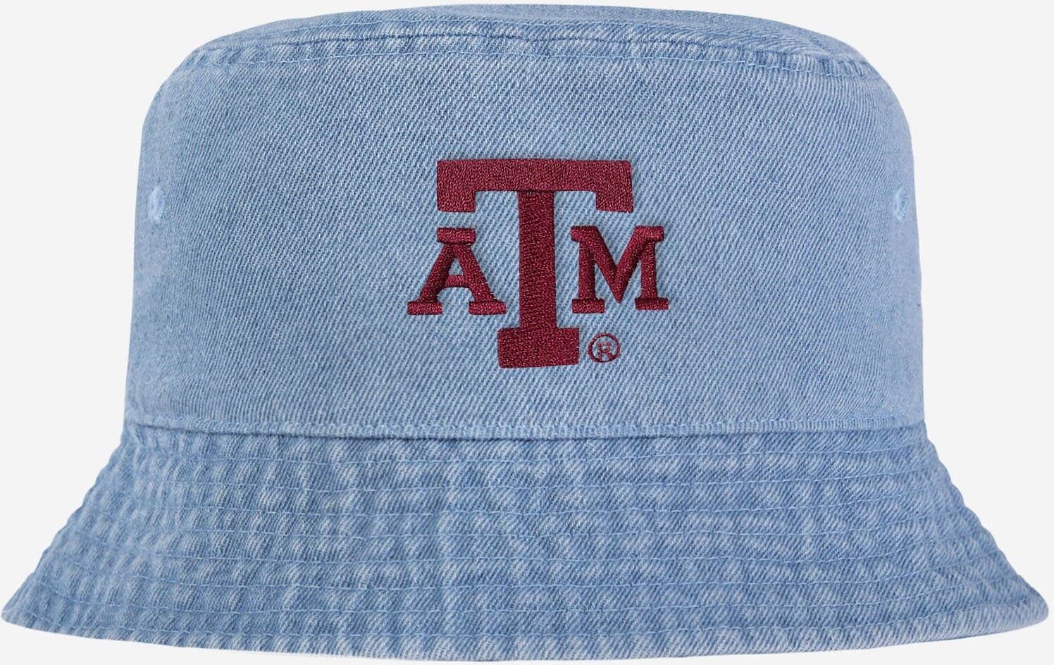 FOCO Texas A&M Aggies Denim Bucket Hat - Unisex