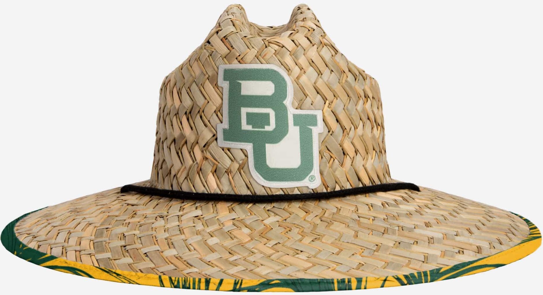 FOCO Baylor Bears Floral Straw Hat - Men