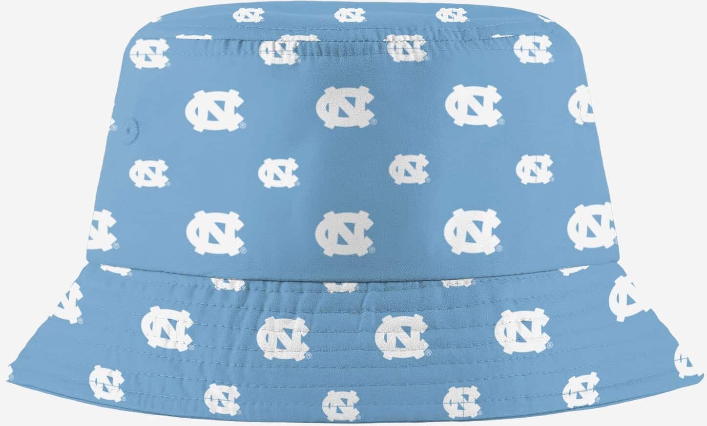 FOCO North Carolina Tar Heels Mini Print Bucket Hat - Unisex