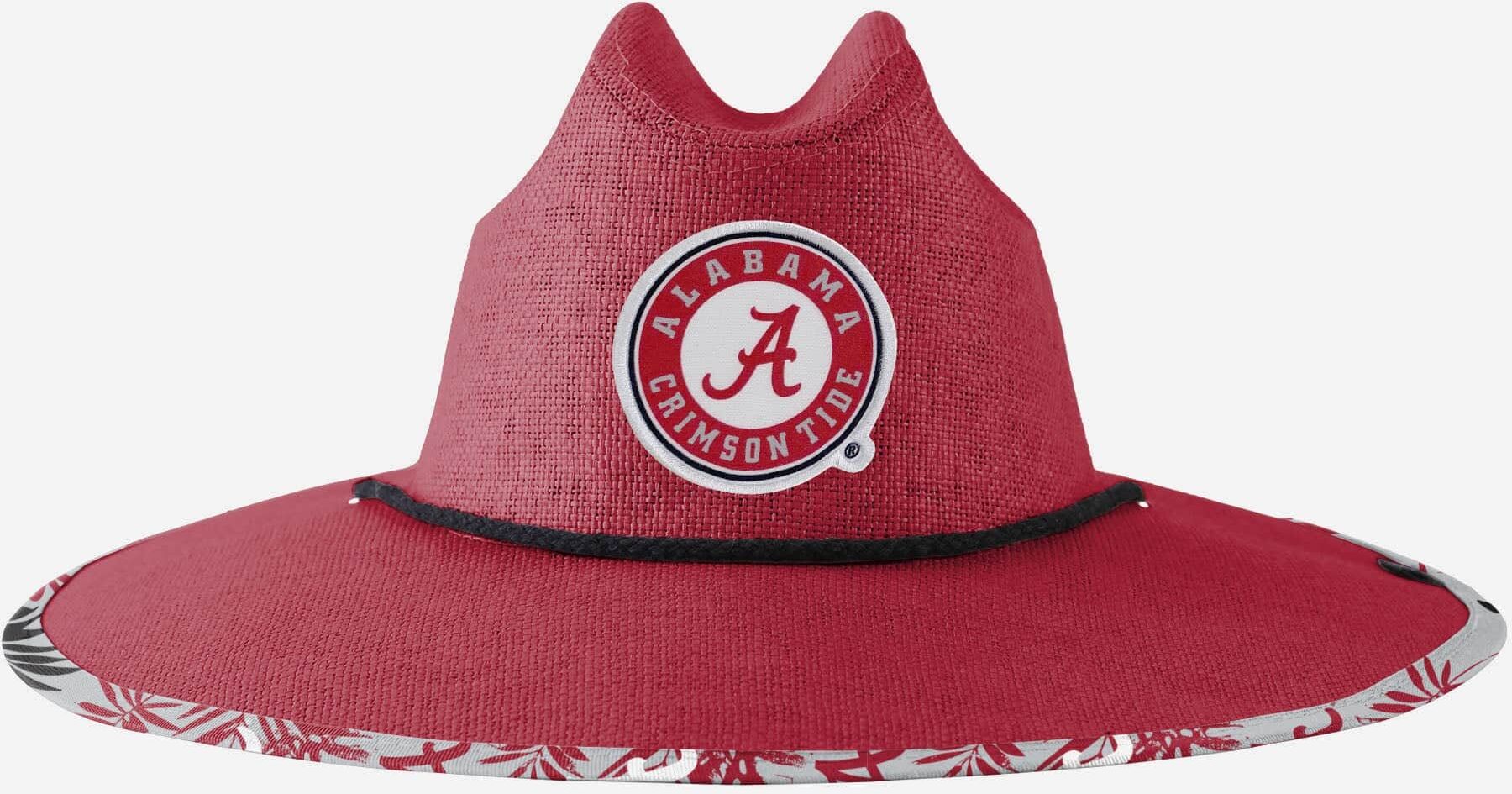 FOCO Alabama Crimson Tide Team Color Straw Hat - Unisex