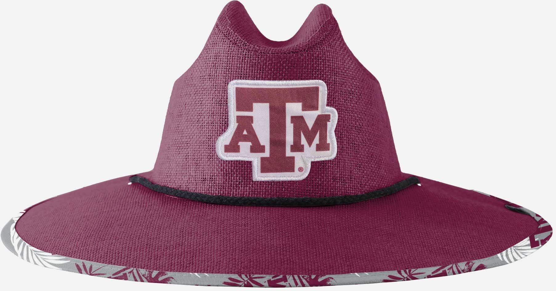 FOCO Texas A&M Aggies Team Color Straw Hat - Unisex