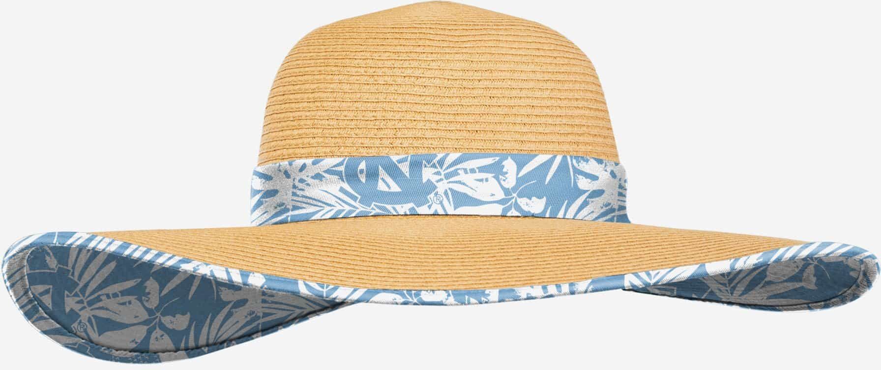 FOCO North Carolina Tar Heels Womens Floral Straw Hat - Women