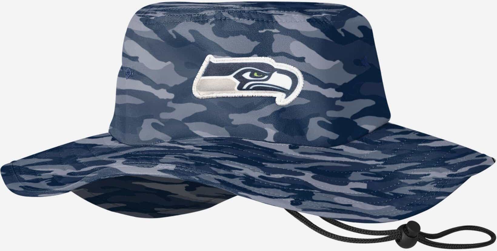 FOCO Seattle Seahawks Camo Boonie Hat - Unisex