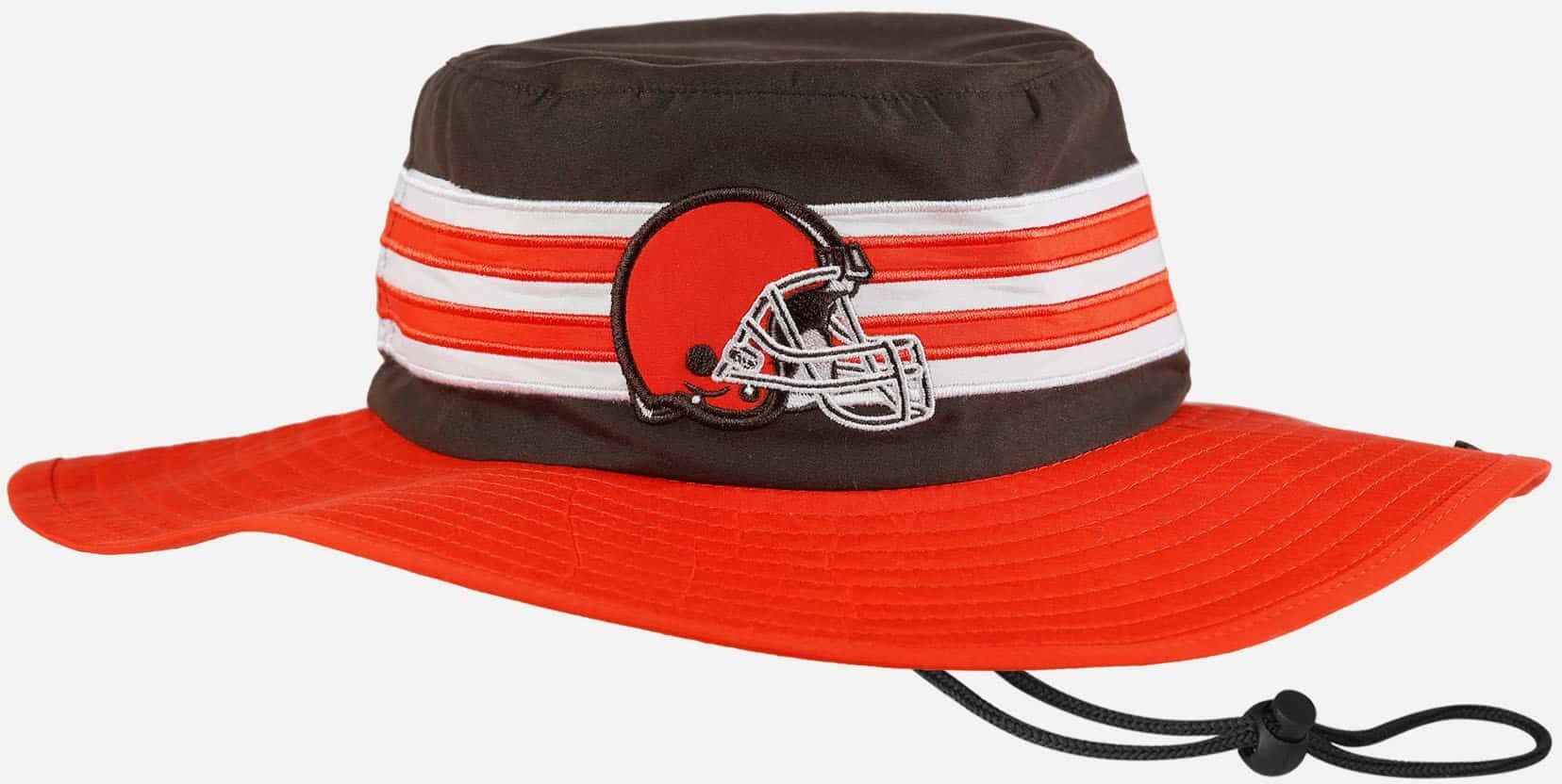 FOCO Cleveland Browns Team Stripe Boonie Hat - Unisex