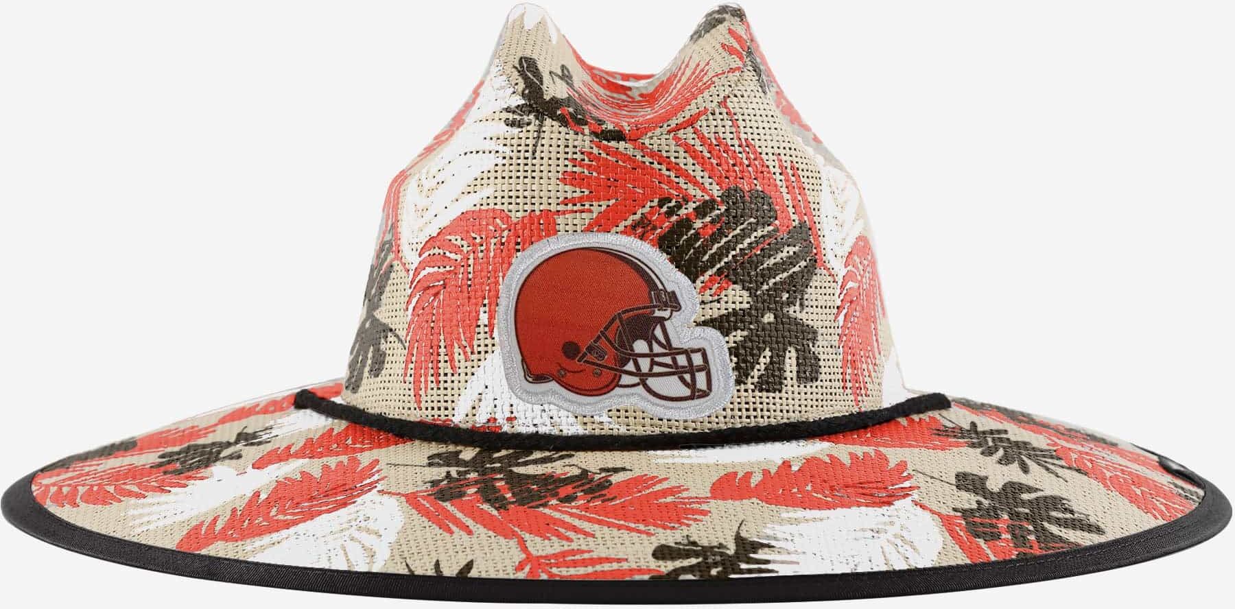 FOCO Cleveland Browns Floral Printed Straw Hat - Unisex