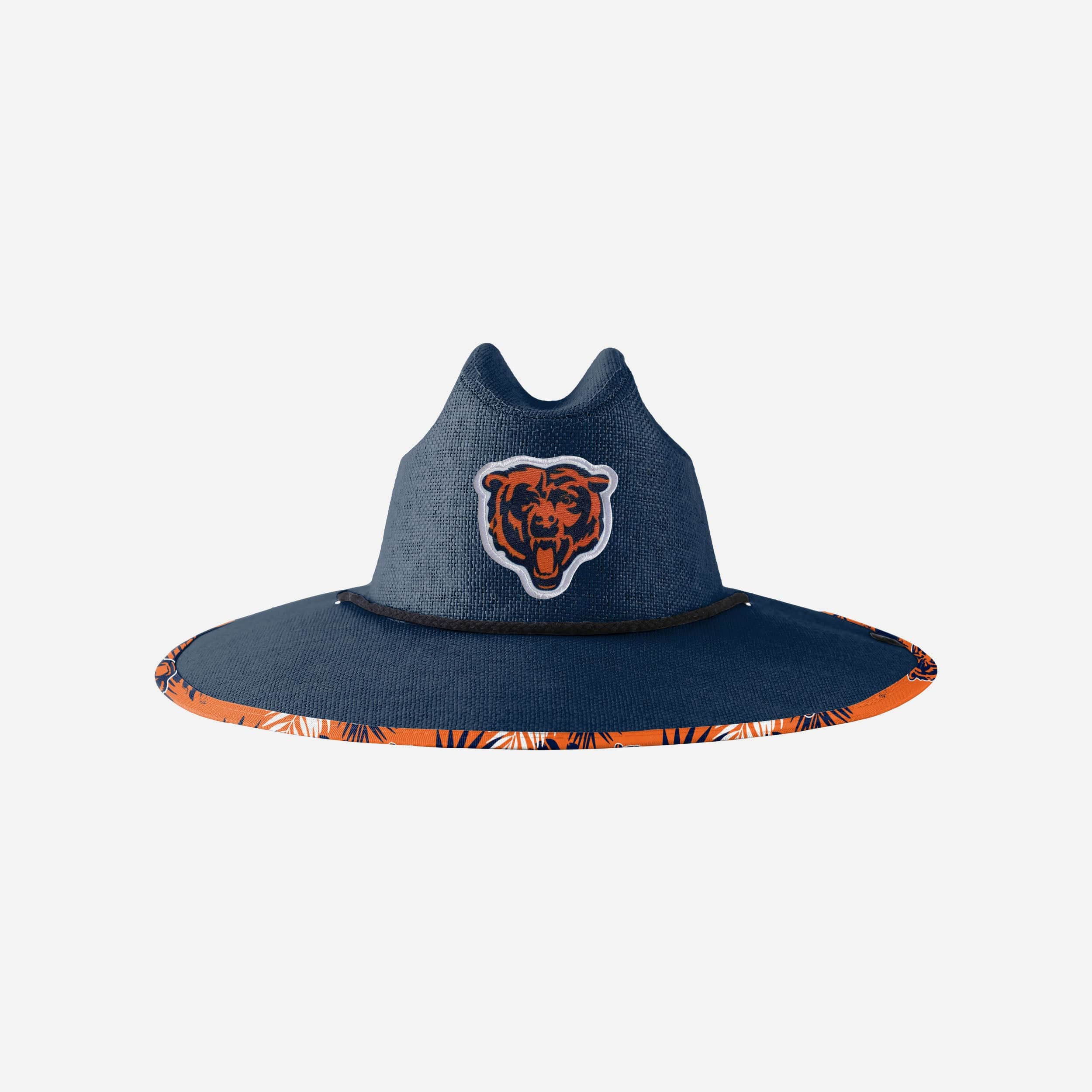 FOCO Chicago Bears Team Color Straw Hat - Unisex