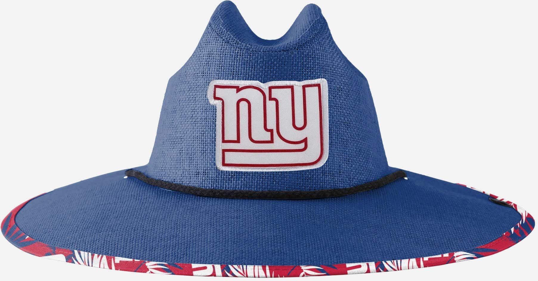 FOCO New York Giants Team Color Straw Hat - Unisex