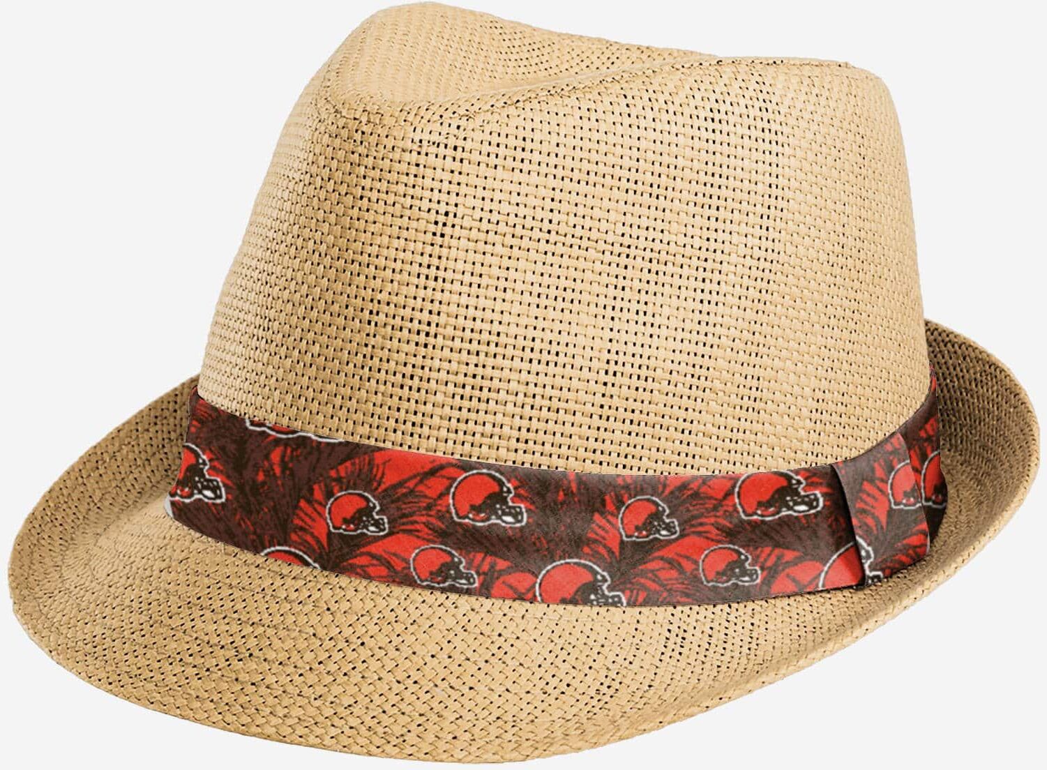 FOCO Cleveland Browns Trilby Straw Hat - Unisex