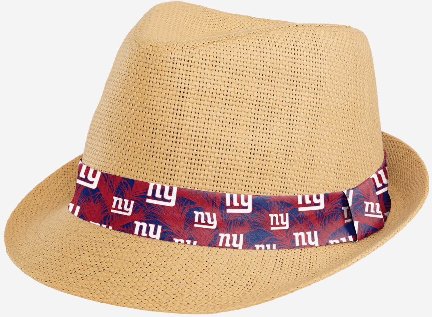 FOCO New York Giants Trilby Straw Hat - Men