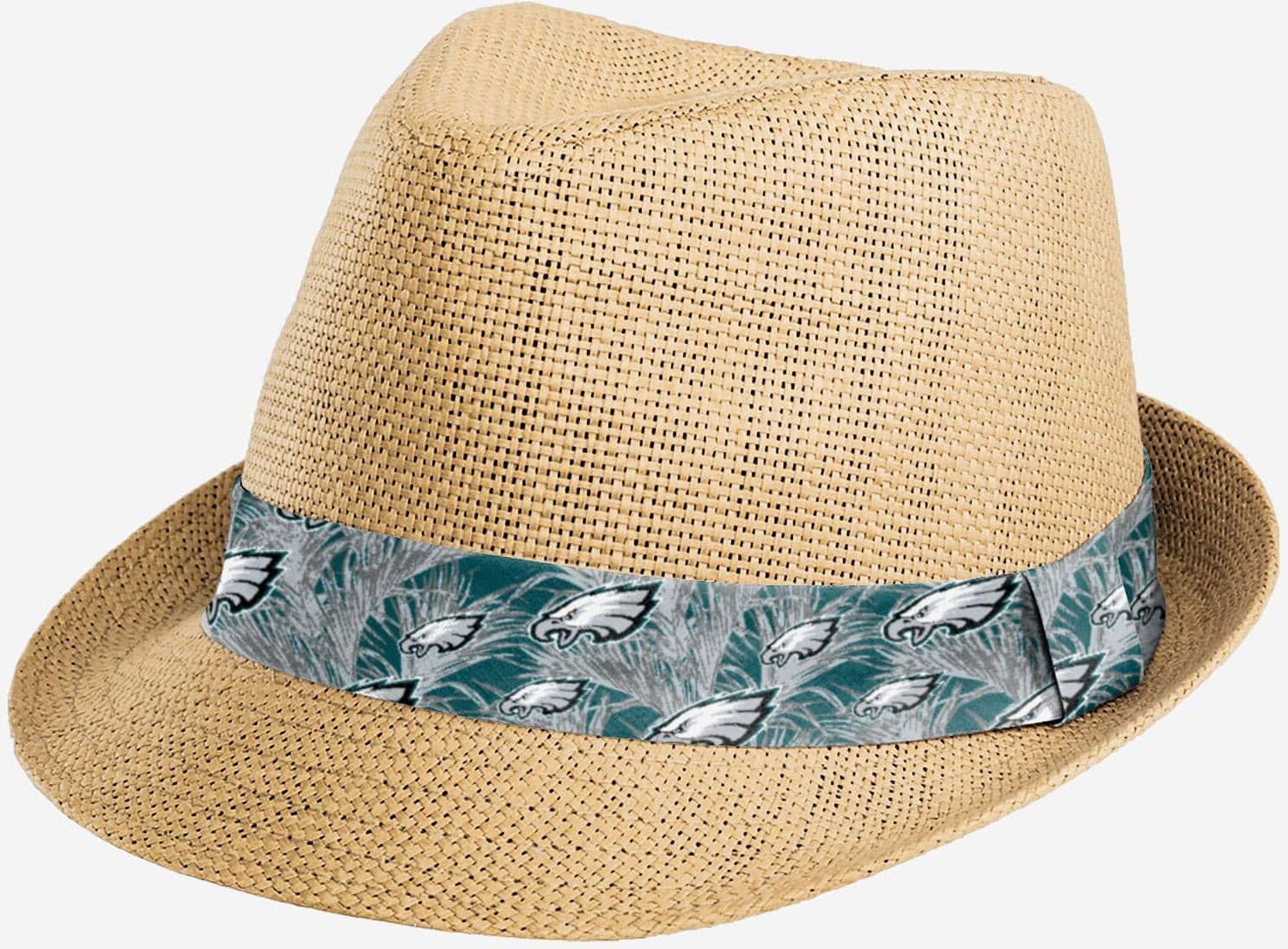 FOCO Philadelphia Eagles Trilby Straw Hat - Unisex