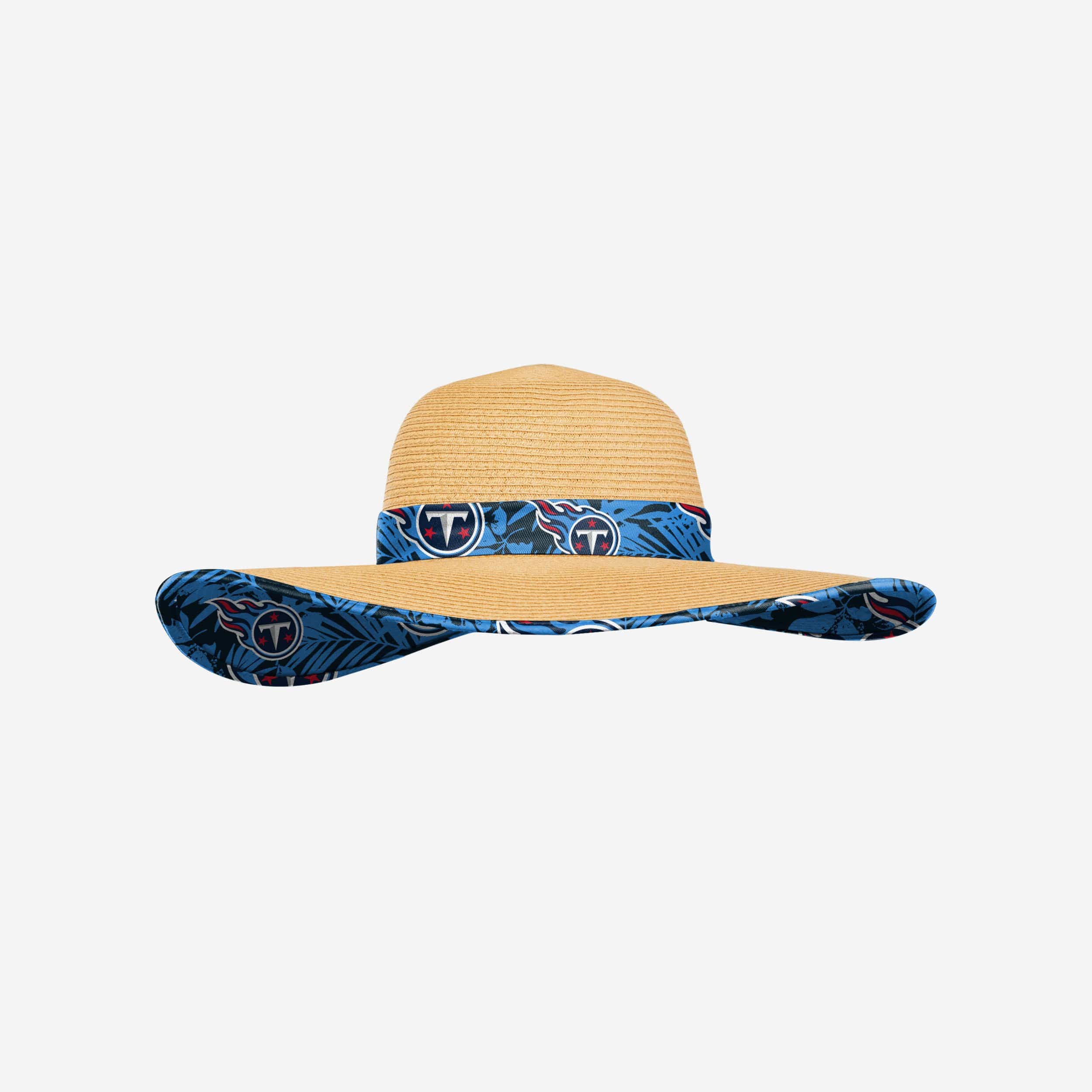 FOCO Tennessee Titans Womens Floral Straw Hat - Women