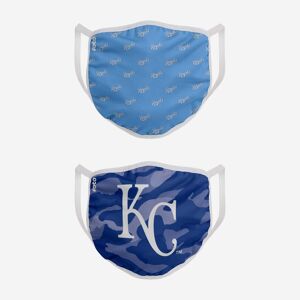 FOCO Kansas City Royals Clutch 2 Pack Face Cover - Unisex