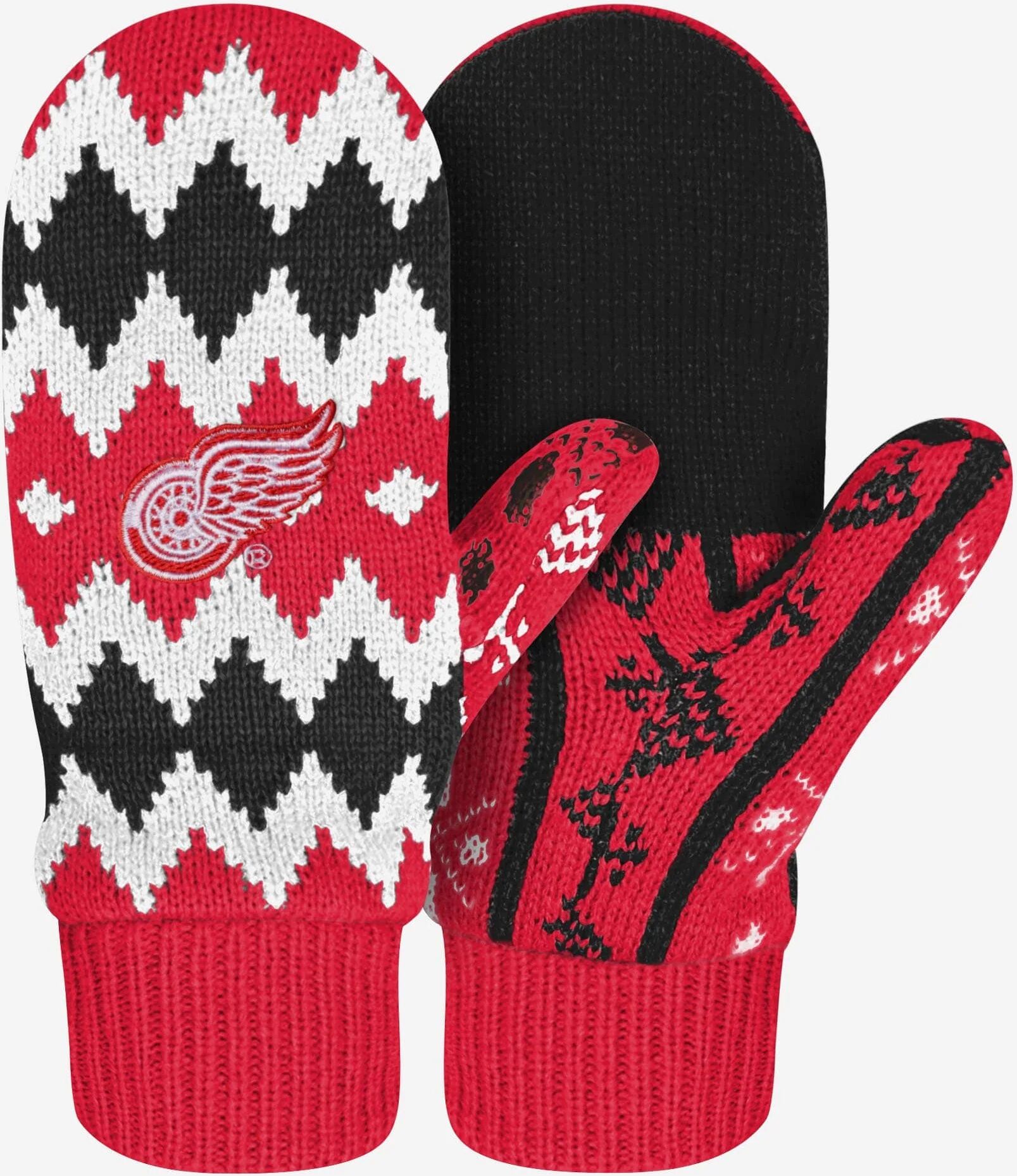 FOCO Detroit Red Wings Mittens - Unisex