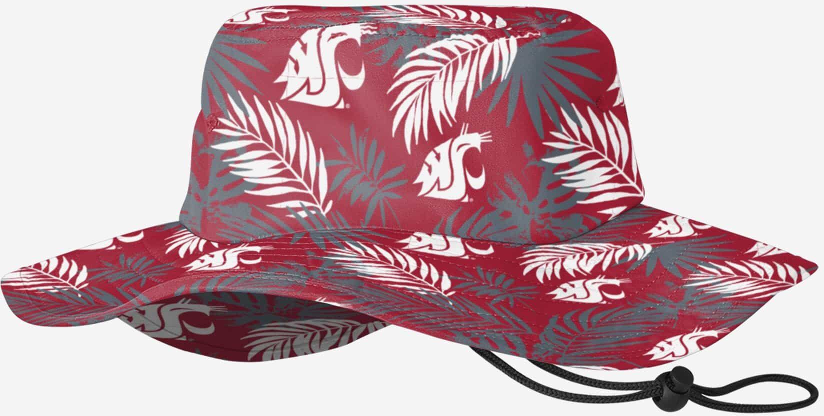 FOCO Washington State Cougars Floral Boonie Hat - Unisex