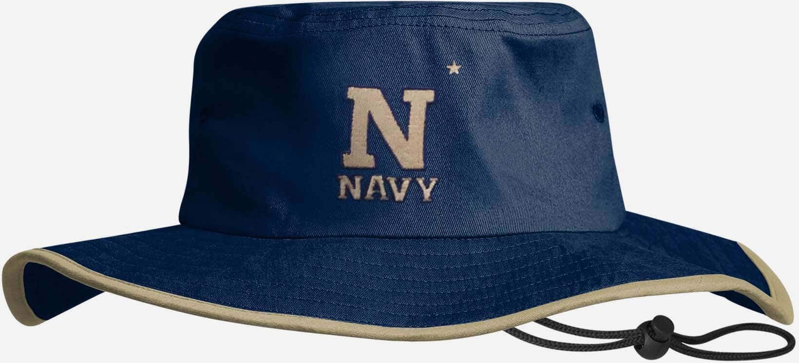 FOCO Navy Midshipmen Solid Boonie Hat - Unisex