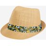 FOCO Green Bay Packers Trilby Straw Hat - Men