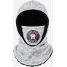 FOCO Houston Astros Heather Grey Big Logo Hooded Gaiter - Youth - Unisex