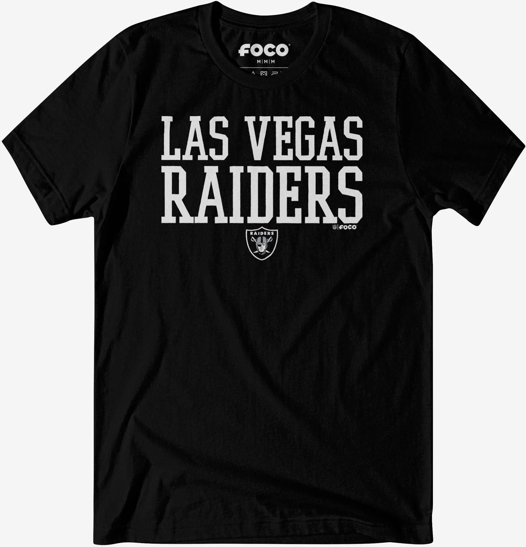 FOCO Las Vegas Raiders Bold Wordmark T-Shirt - 2XL - Men