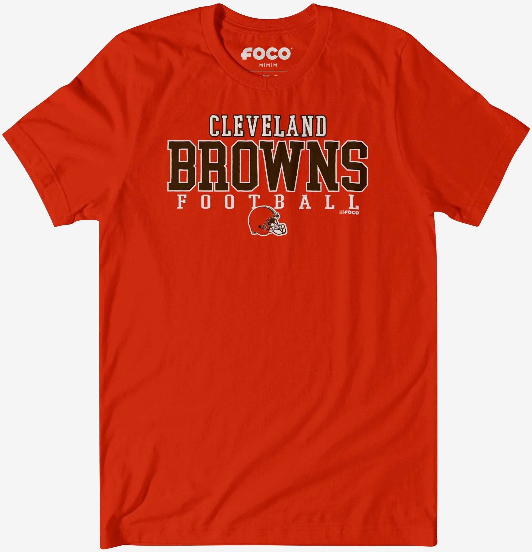 FOCO Cleveland Browns Football Wordmark T-Shirt - L - Men