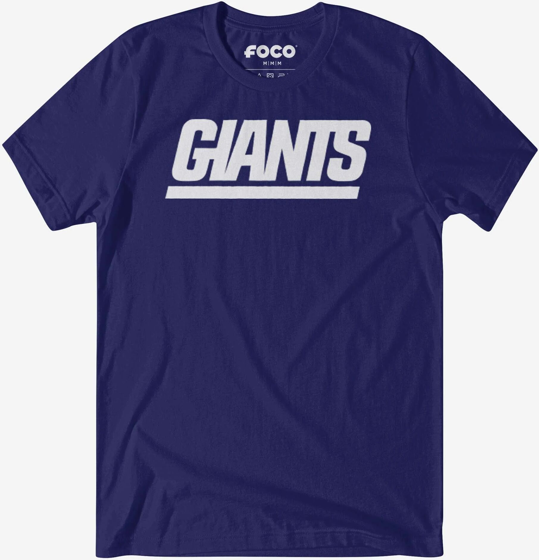 FOCO New York Giants Secondary Logo T-Shirt - 2XL - Men