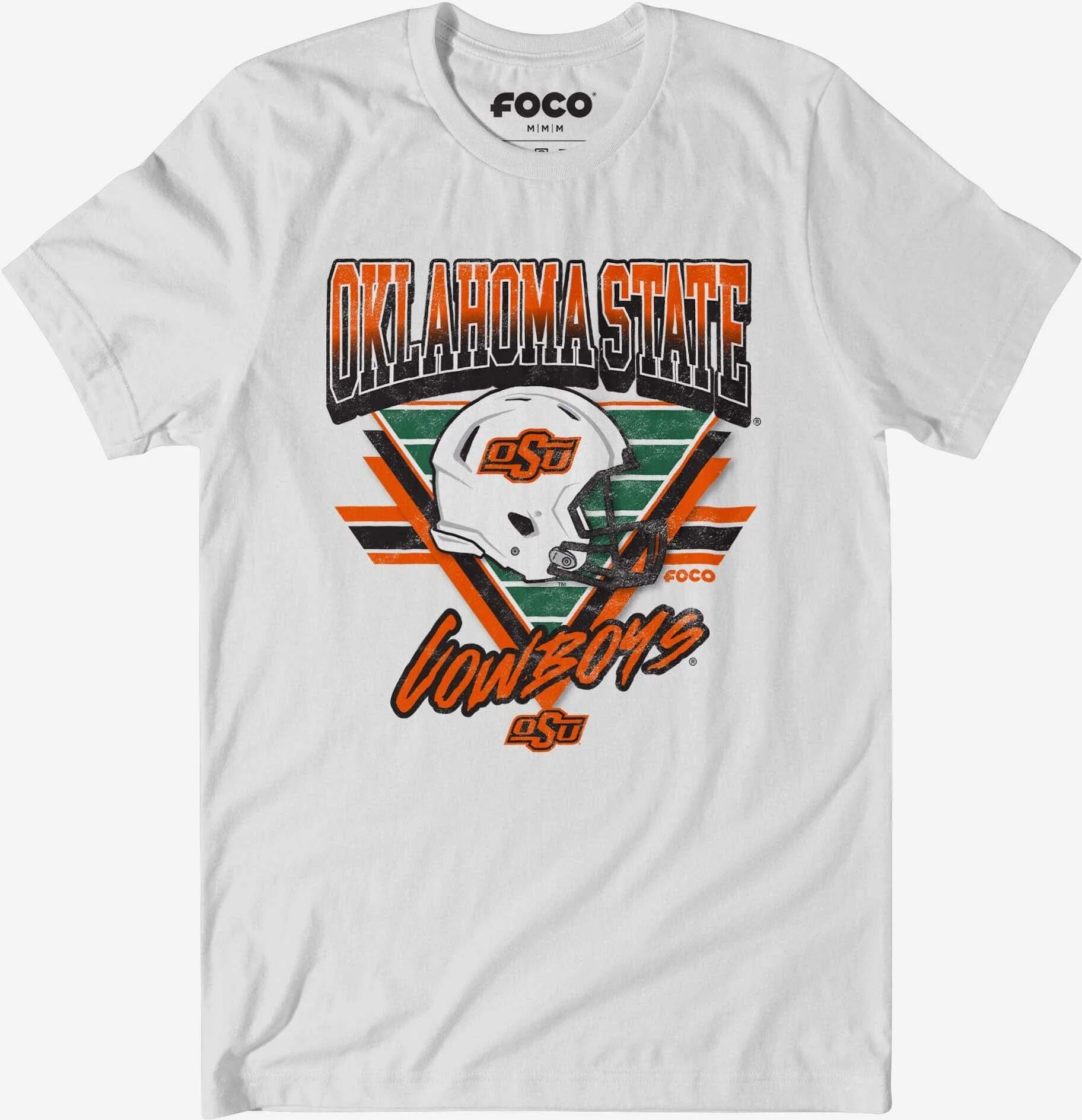 FOCO Oklahoma State Cowboys Triangle Vintage T-Shirt - L - Men