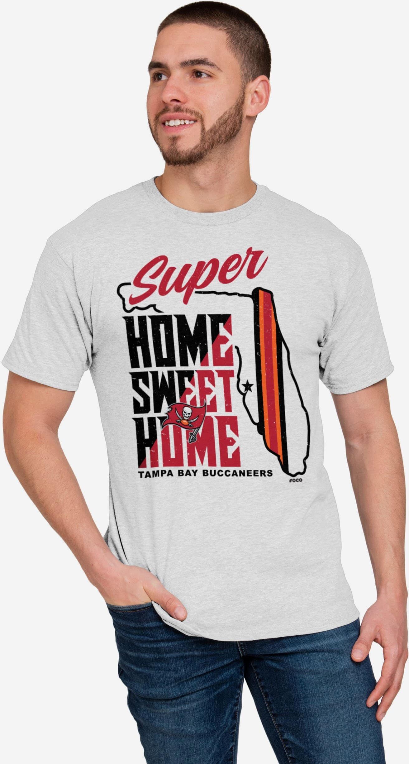 FOCO Tampa Bay Buccaneers Home Sweet Home T-Shirt - 2XL - Men