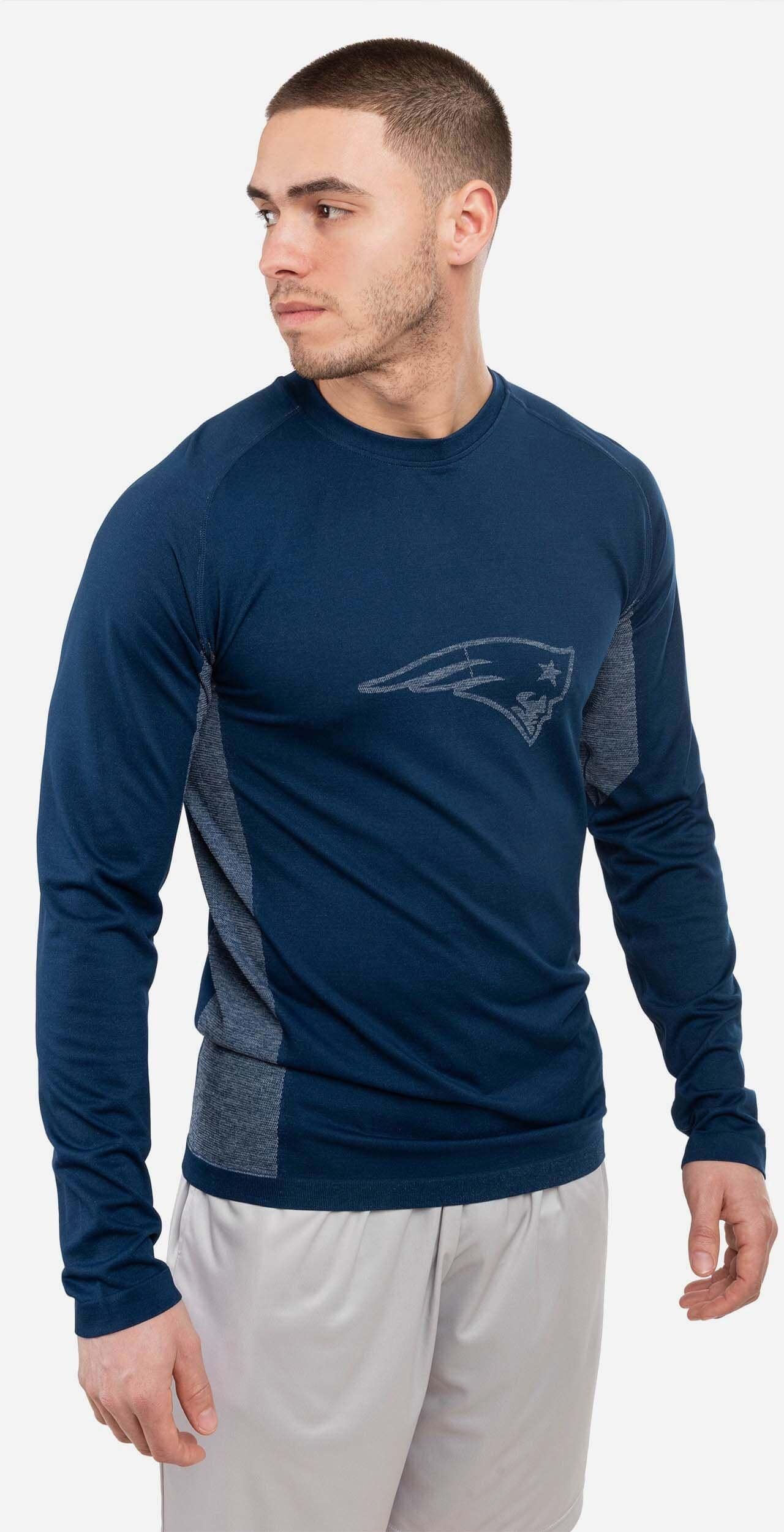 FOCO New England Patriots Long Sleeve Performance Pride Shirt - M - Men