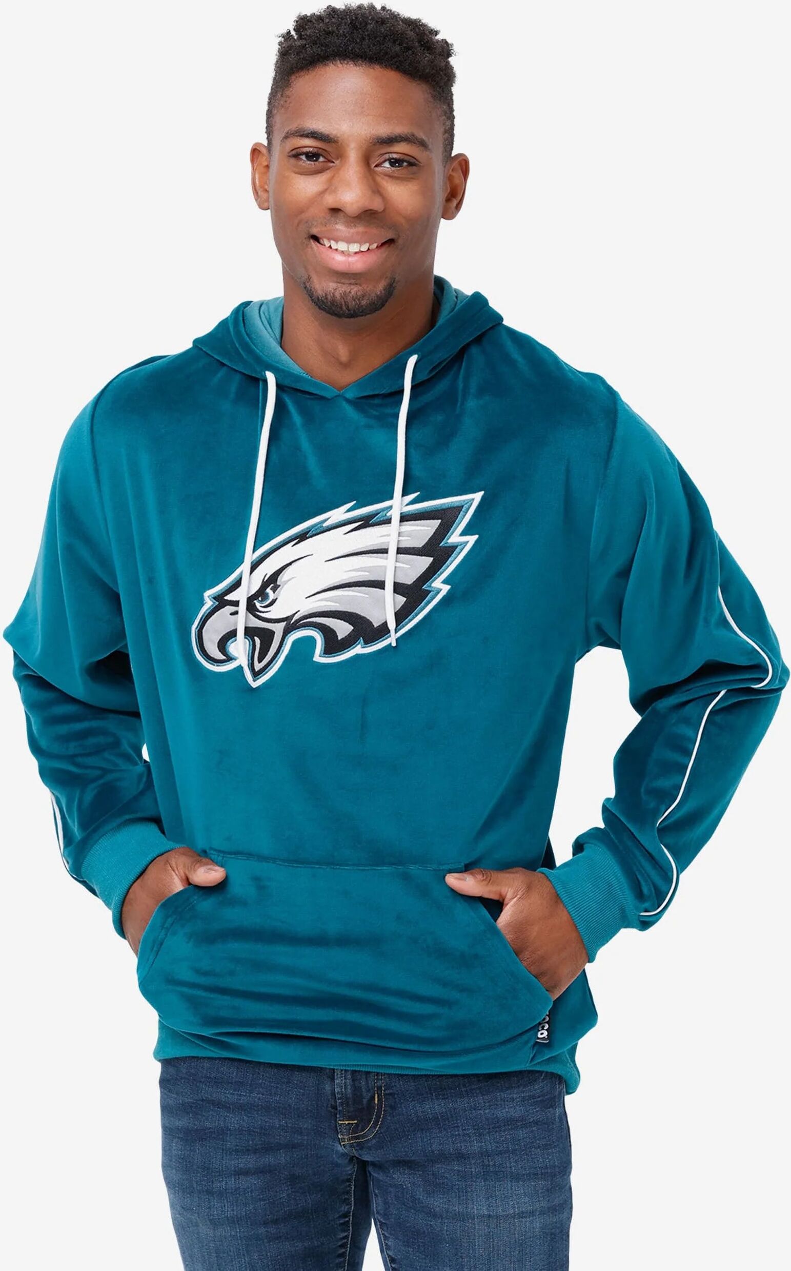 FOCO Philadelphia Eagles Velour Hooded Sweatshirt - XL - Men