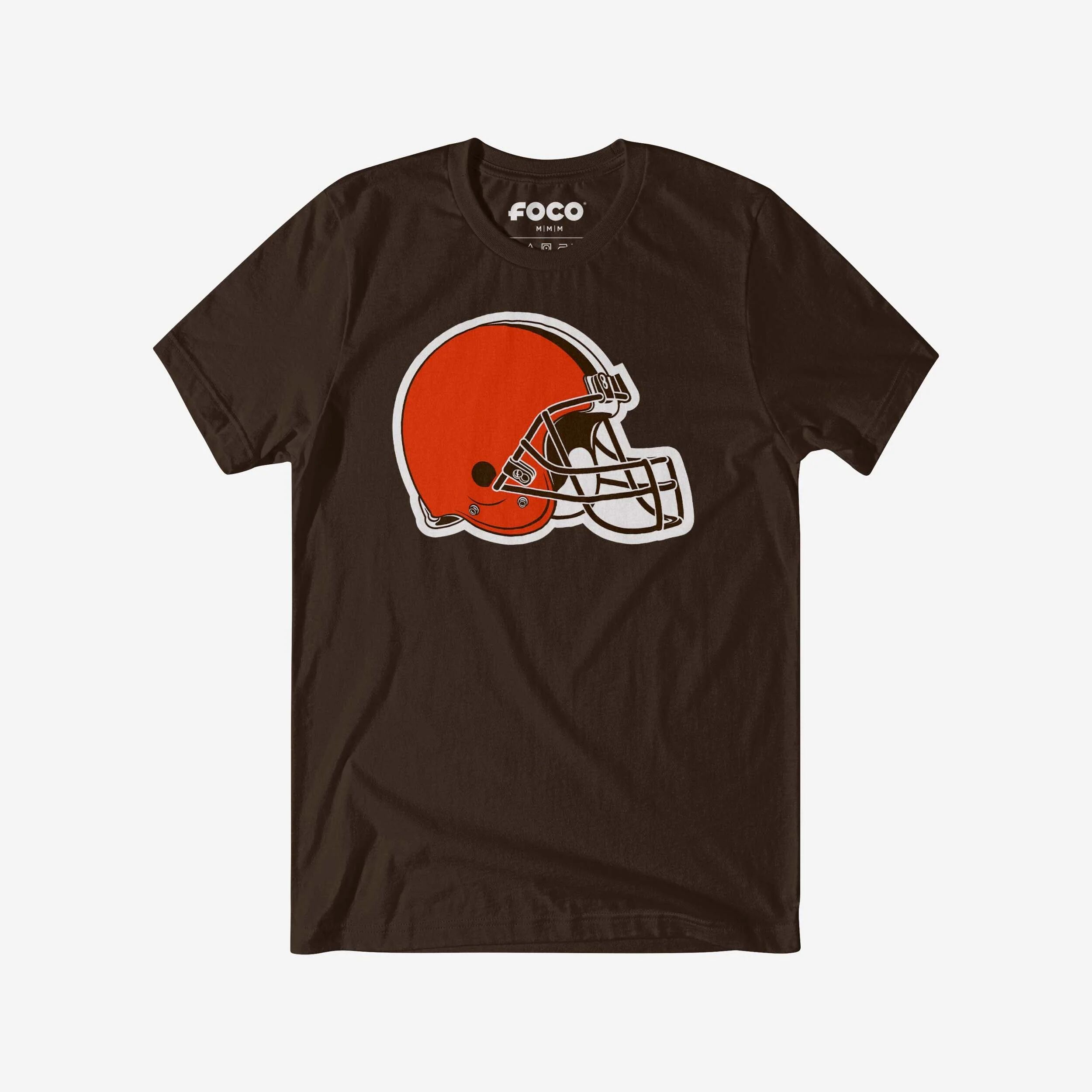 FOCO Cleveland Browns Primary Logo T-Shirt - Brown / 2XL - Men